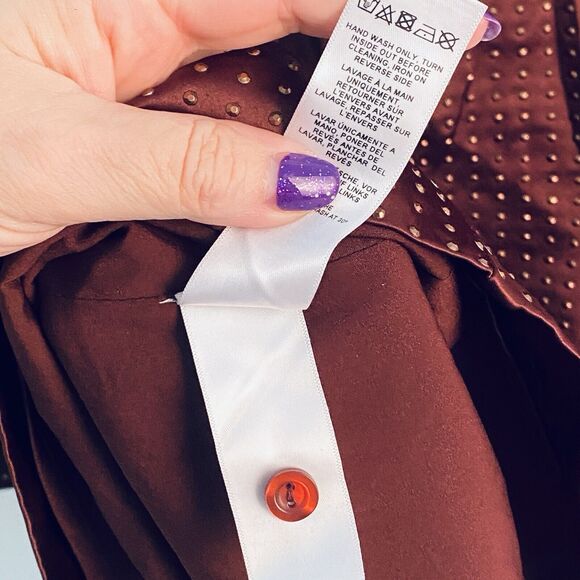 ASOS DESIGN Petite mini shift dress Womens Size 6 stud embellishment Shirt NWT - Picture 10 of 13